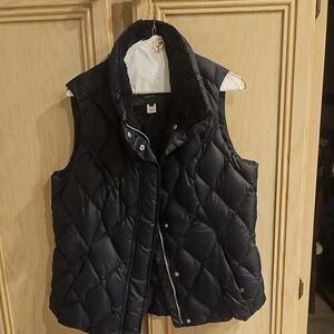 Women's Black Quilted Vest